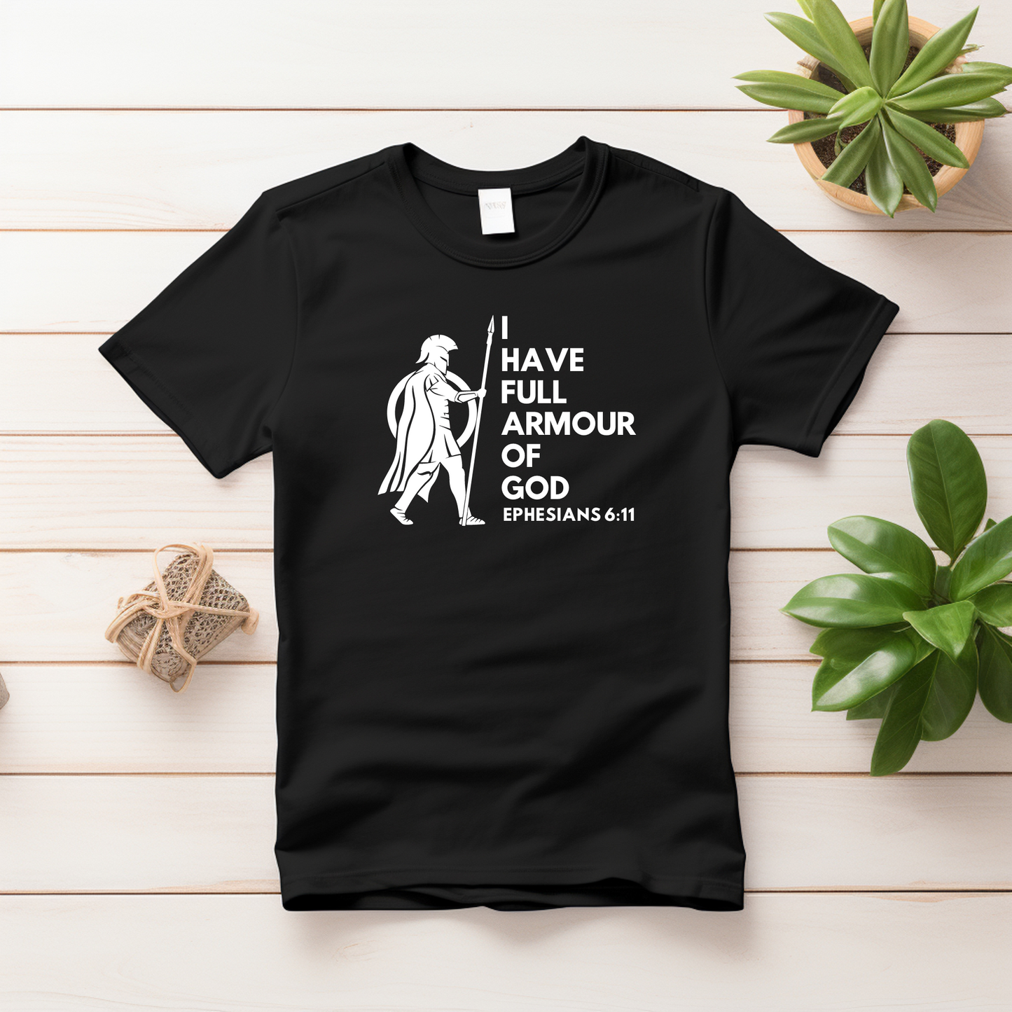 Adult Cotton T-Shirt - ARMOUR OF GOD