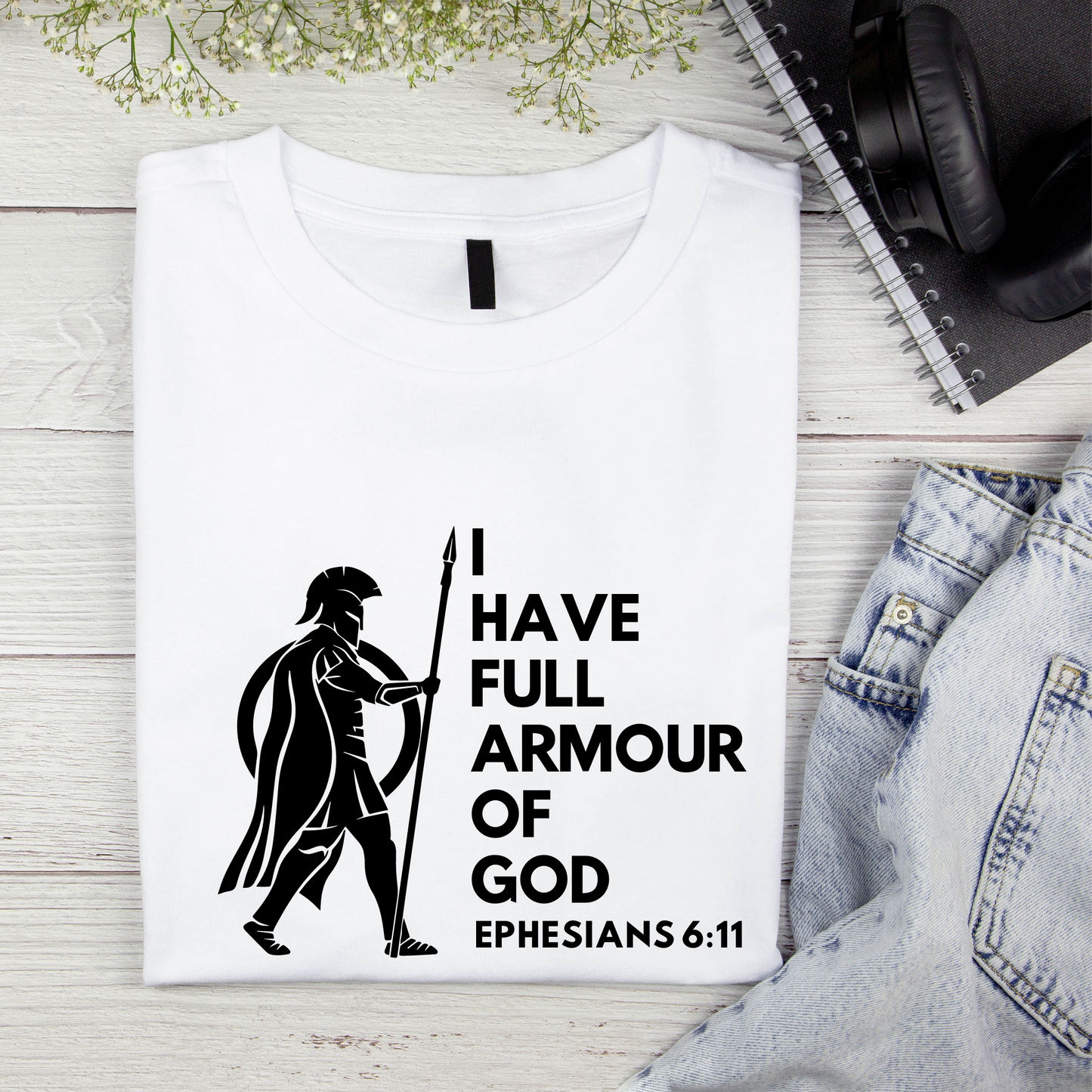 Adult Cotton T-Shirt - ARMOUR OF GOD