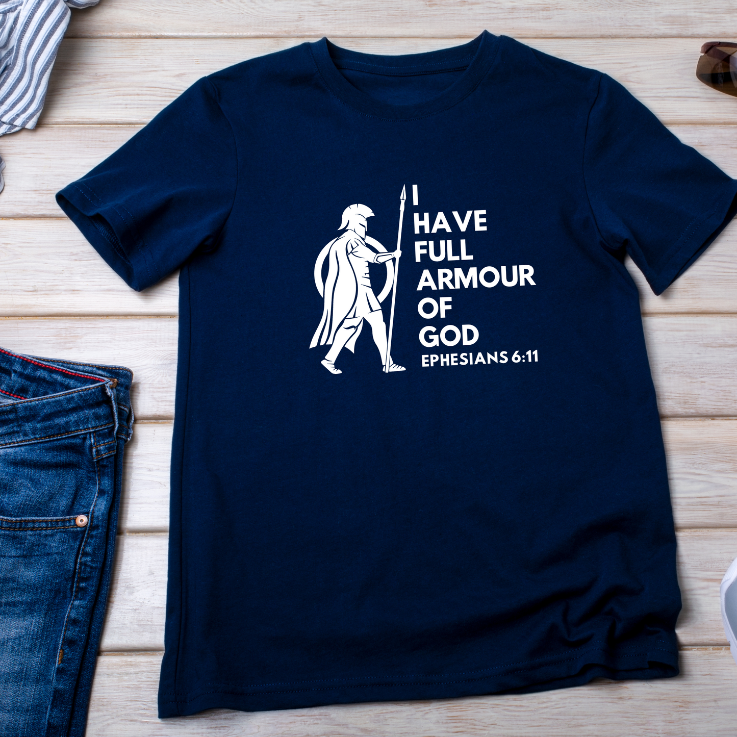 Adult Cotton T-Shirt - ARMOUR OF GOD