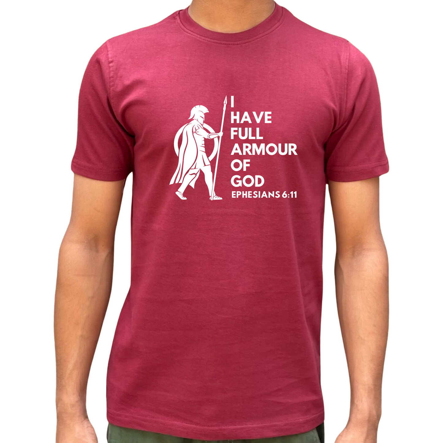 Adult Cotton T-Shirt - ARMOUR OF GOD