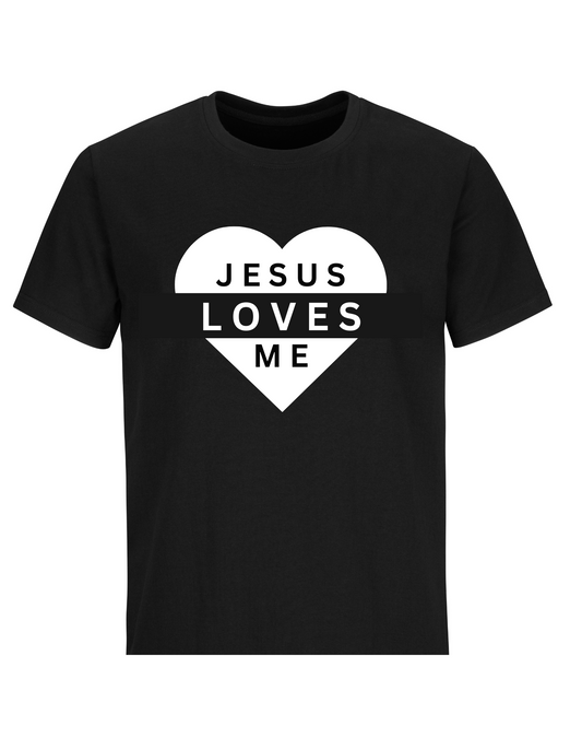 Kids Cotton T-Shirt -JESUS LOVES ME